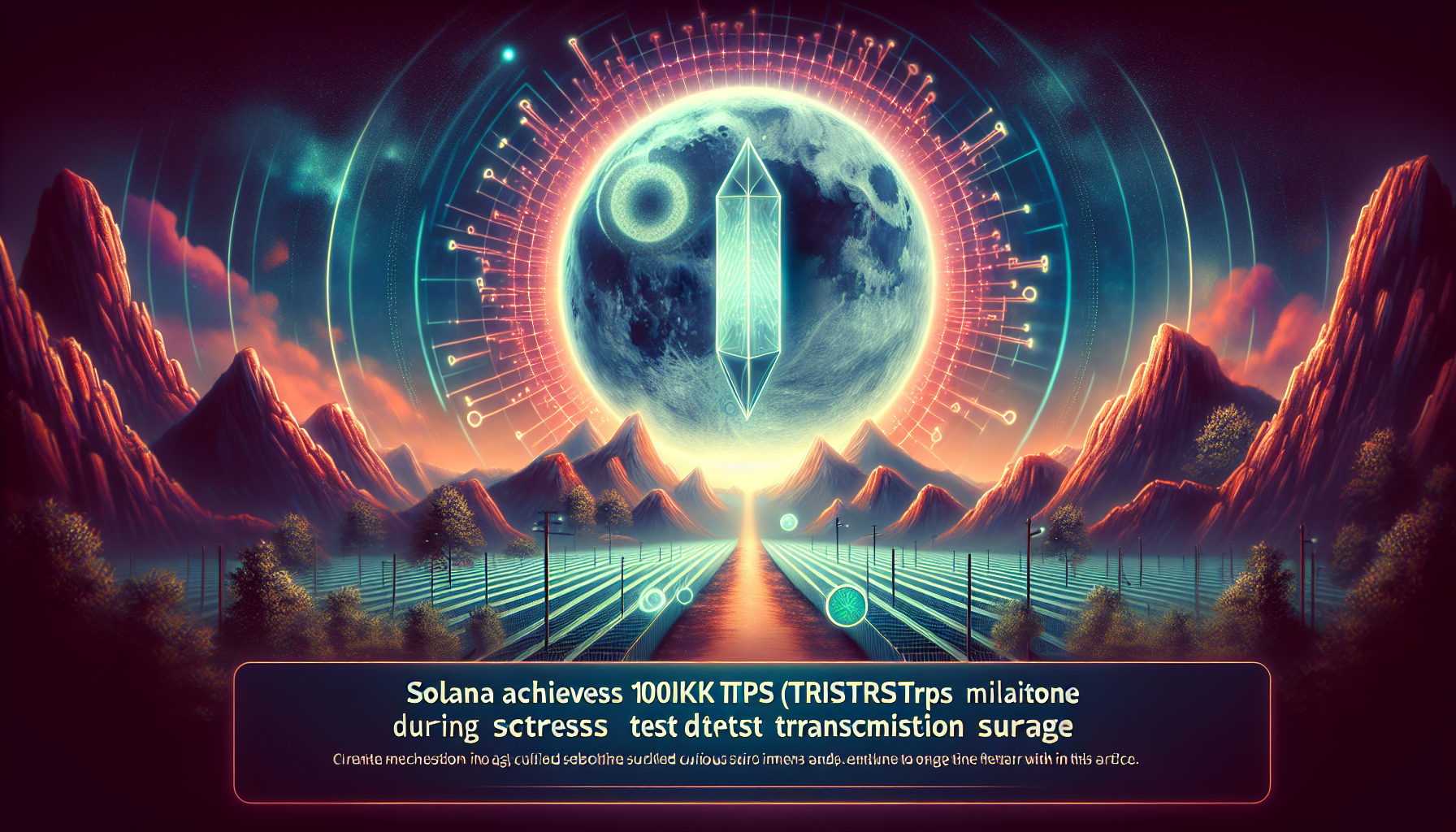 Solana Achieves 100K TPS Milestone During Stress Test Transaction Surge