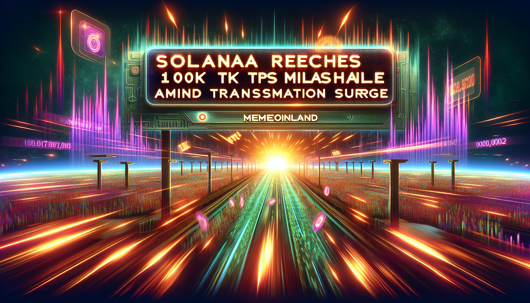Solana Reaches 100K TPS Milestone Amid Transaction Surge