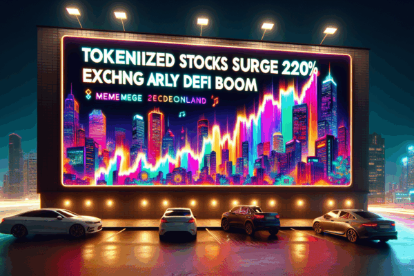 Tokenized Stocks Surge 220% in July, Echoing Early DeFi Boom