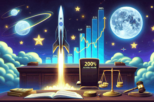 XRP skyrockets with 200% futures volume boost after Ripple lawsuit conclusion