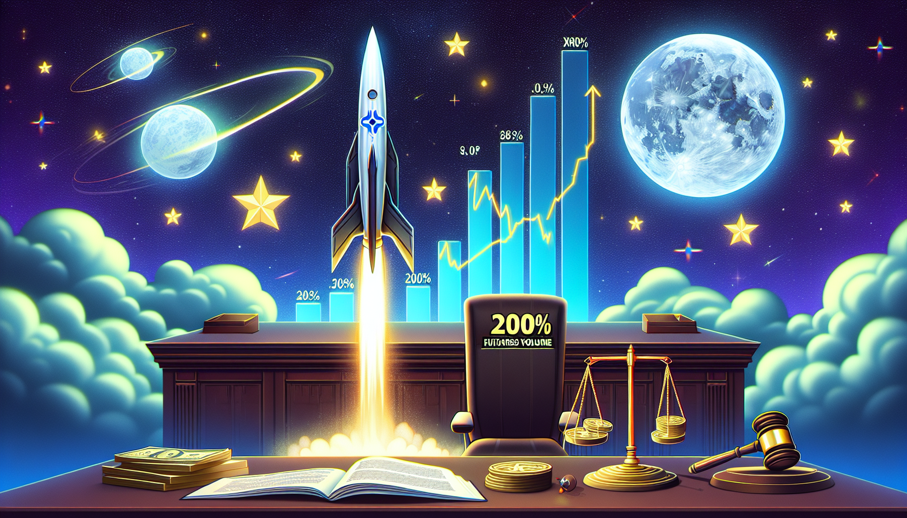 XRP skyrockets with 200% futures volume boost after Ripple lawsuit conclusion