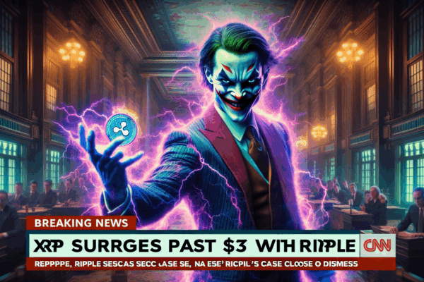 XRP Surges Past $3 with Ripple's SEC Case Close to Dismissal