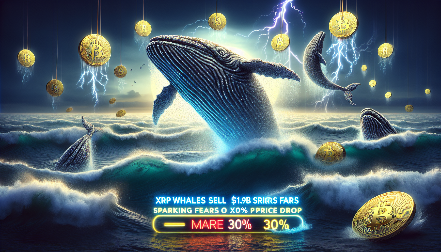 XRP Whales Sell $1.9B Sparking Fears of 30% Price Drop