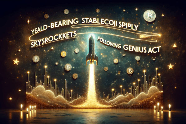Yield-bearing stablecoin supply skyrockets following GENIUS Act