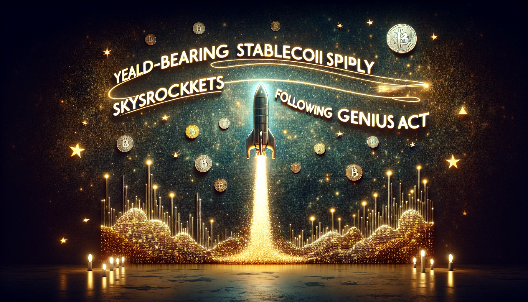 Yield-bearing stablecoin supply skyrockets following GENIUS Act