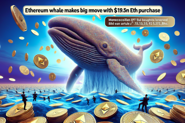Ethereum whale makes big move with $19.5M ETH purchase