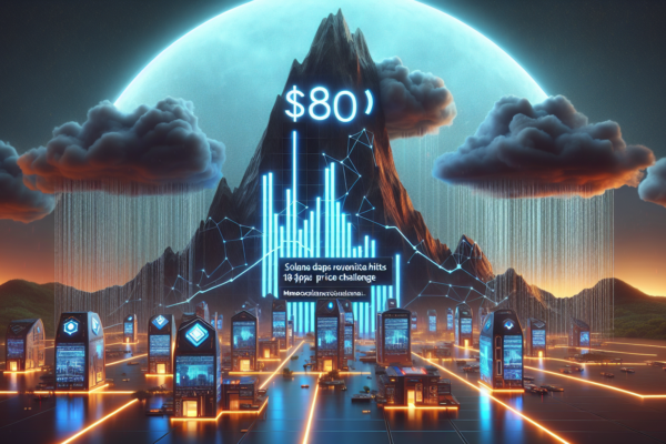 Solana DApps Revenue Hits 18-Month Low as SOL Faces $80 Price Challenge