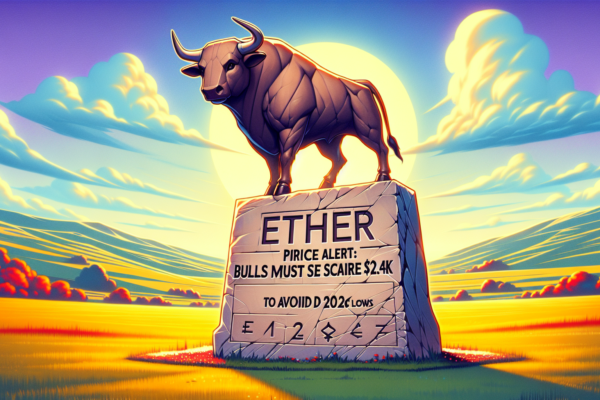 Ether Price Alert: Bulls Must Secure $2.4K Support to Avoid 2026 Lows