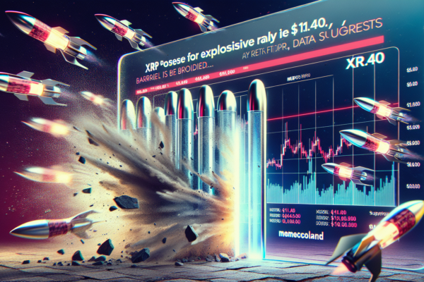 XRP poised for explosive rally if $1.40 barrier is broken, data suggests