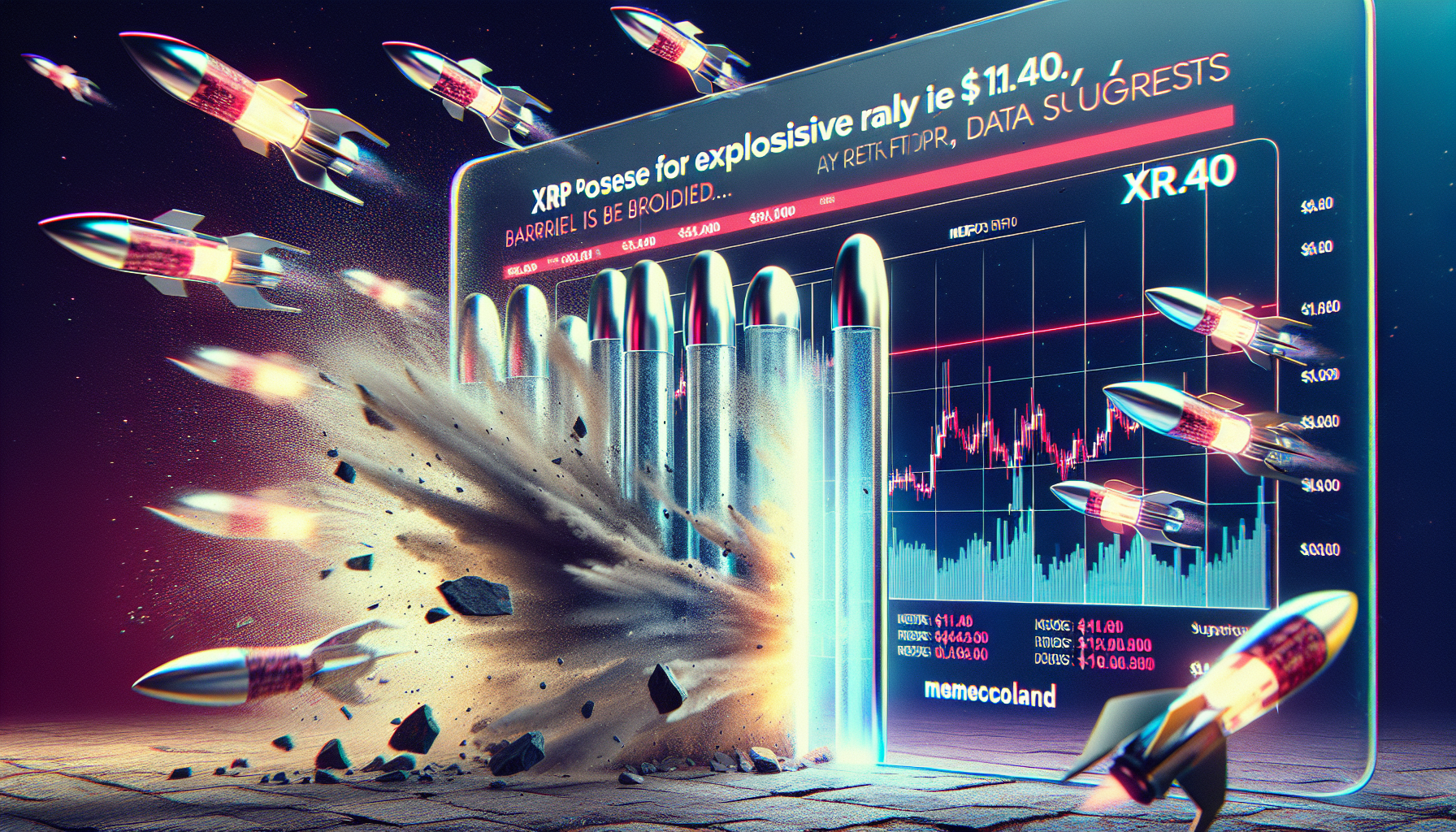 XRP poised for explosive rally if $1.40 barrier is broken, data suggests