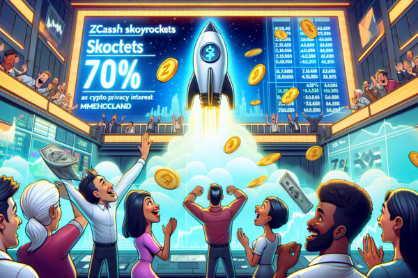 Zcash skyrockets 70% in a week as crypto privacy interest surges